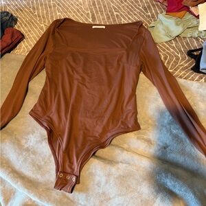ReoRia Chocolate Long Sleeve Kids Bodysuit